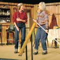 Actors on stage at the Little Theatre of Owatonna.