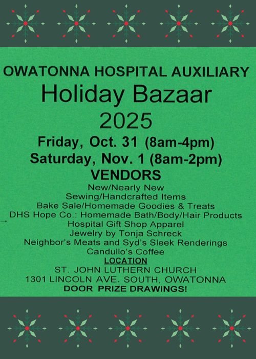 Owatonna Hospital Auxiliary Bazaar