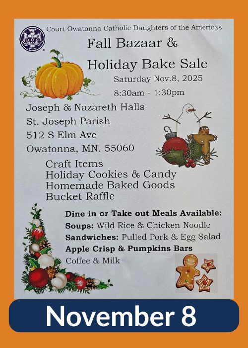 St Joes Parish Bazaar
